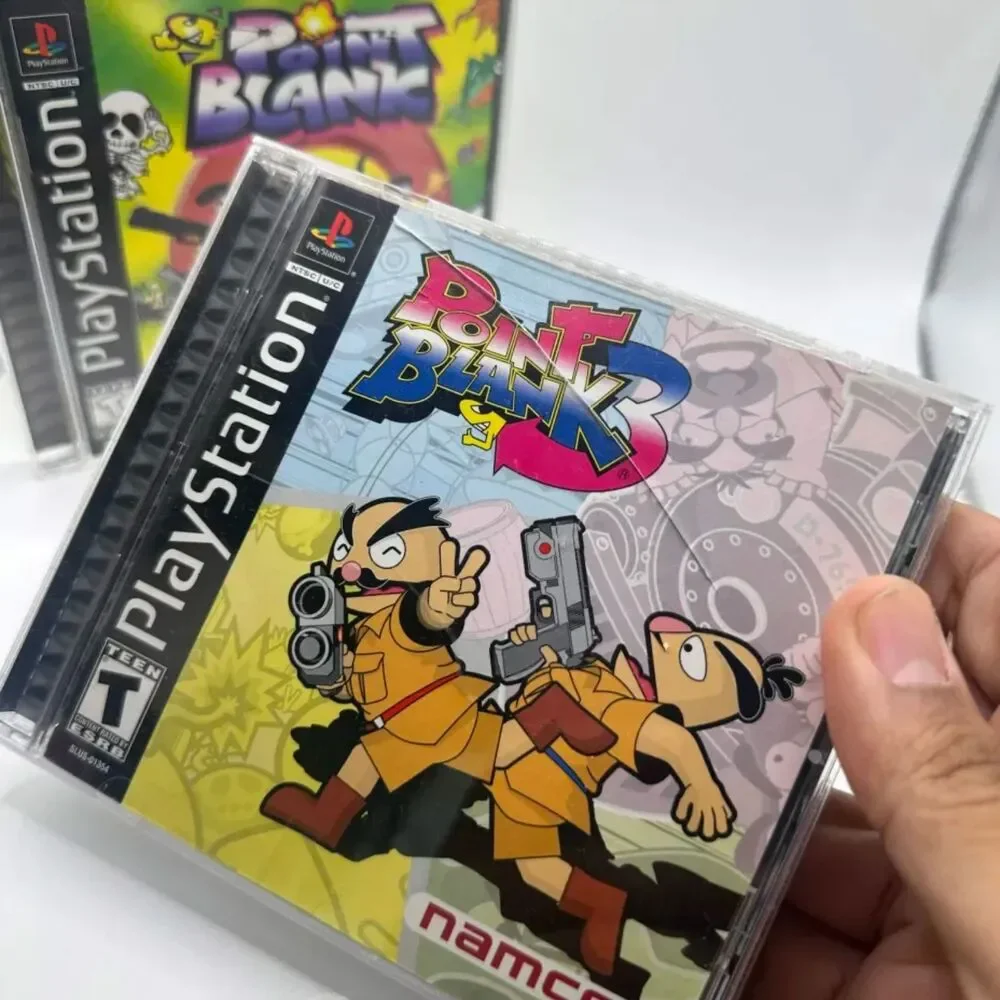 Point Blank 1 & 3 Playstation 1 PS1 Sony Bundle CIB